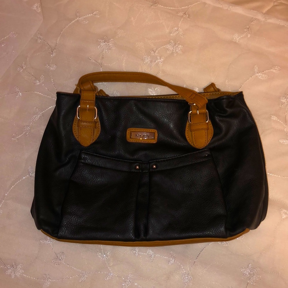 Koltov brown/black handbag